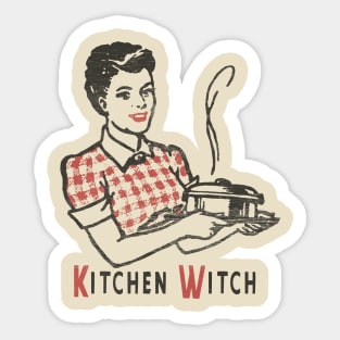 Kitchen Witch Sticker